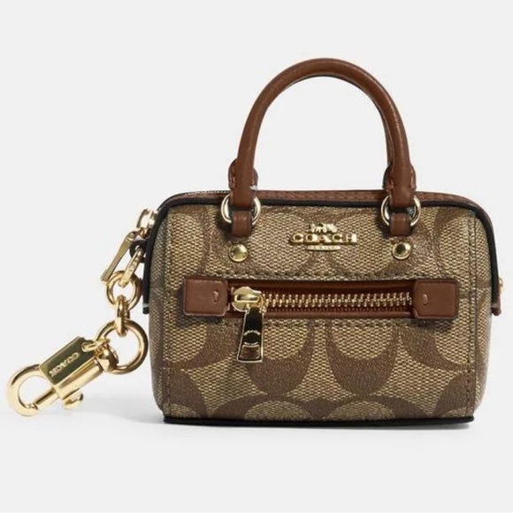 Coach Mini Rowan Bag Charm - Picture 3 of 5